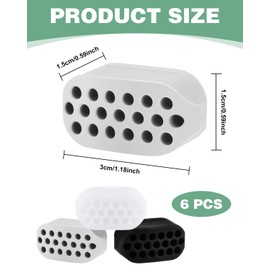 KEMUZ Jawline Trainer, Jawline Exerciser and Jaw Training, Jaw Exerciser Double Chin Trainers for Exercises, Face Muscles, Men and Women, Pack of 6