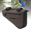 Bike Triangle Frame Bag Multipurpose Waterproof TPU Double Sided Pockets