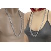 RUGGED STEEL Stainless Steel Necklace 11 mm Wide Solid Anchor