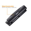 Bostitch Office 3 Hole Punch, Durable Metal,Rubber Base, 12 Sheets,