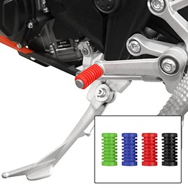 COPART Cubierta de Goma para Palanca de Cambios de Motocicleta Pedal de Palanca de Cambios Repuesto Universal para Yamaha Suzuki Kawasaki Honda y Más (Negro, 1 Par)