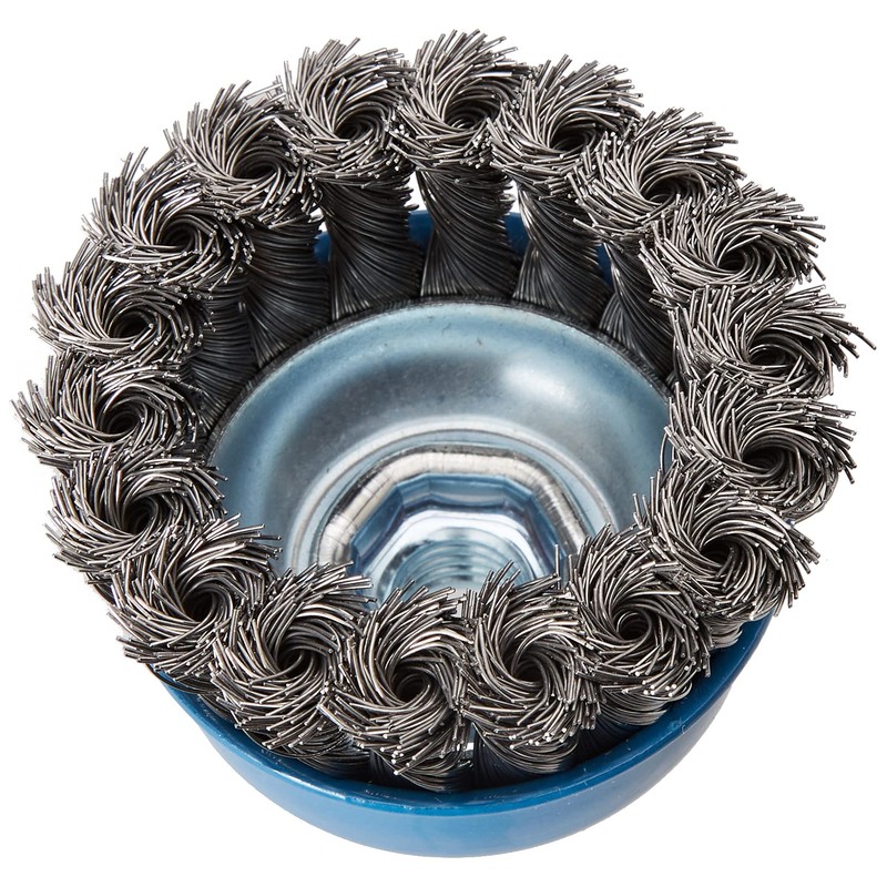 Bosch 2608622099 Cup Brush Knotted Wire, 0.35mm Steel, 65mm x