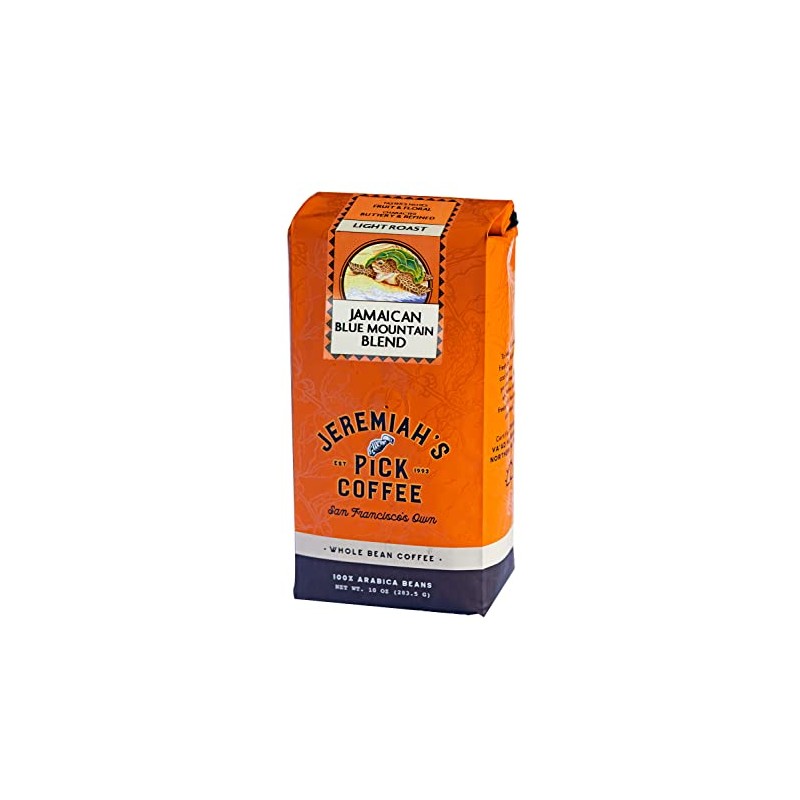 Jamaican Blue Mountain Blend - Whole Beans - 10oz, Caffeinated
