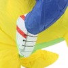 Yellow Dinosaur Inflatable Costume Half Body Model Weird Dinosaur Shape