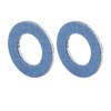 X AUTOHAUX 20pcs M12 Blue Car Oil Drain Plug Gaskets