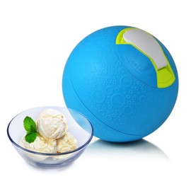 Yay Labs SoftShell Ice Cream Ball Blue, Pint Size