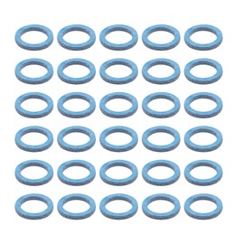 12-19183K02 30 PCS Marine Drain Screw Gasket Seal,Marine Lower Unit Seal Gasket Replaces Mercury Outboards 12-19183-3 12-19183Q02 18-2244