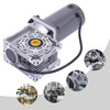 WsrrLun Electric Gear Motor 120W DC 24V Worm Gear Reducer