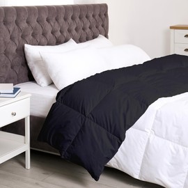 Sacred Thread Reversible Comforter - Polyester and Rayon Derived from Bamboo Duvet Insert, All-Season, Down Alternative Filling - Machine Washable