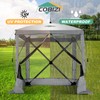 COBIZI 6x6 Pop up Gazebo Tent, Ez up Waterproof Screen
