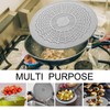 13” Silicone Splatter Screen Pan Cover with Folding Handle, Heat
