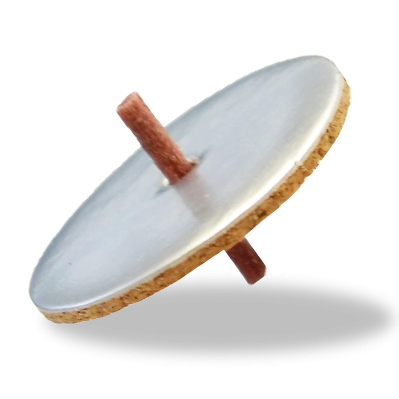 Ner Mitzvah Round Floating Wicks, Large Cotton Wicks and Cork