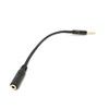 System-S Audio Cable 15 cm Stereo AUX Jack 3.5 mm