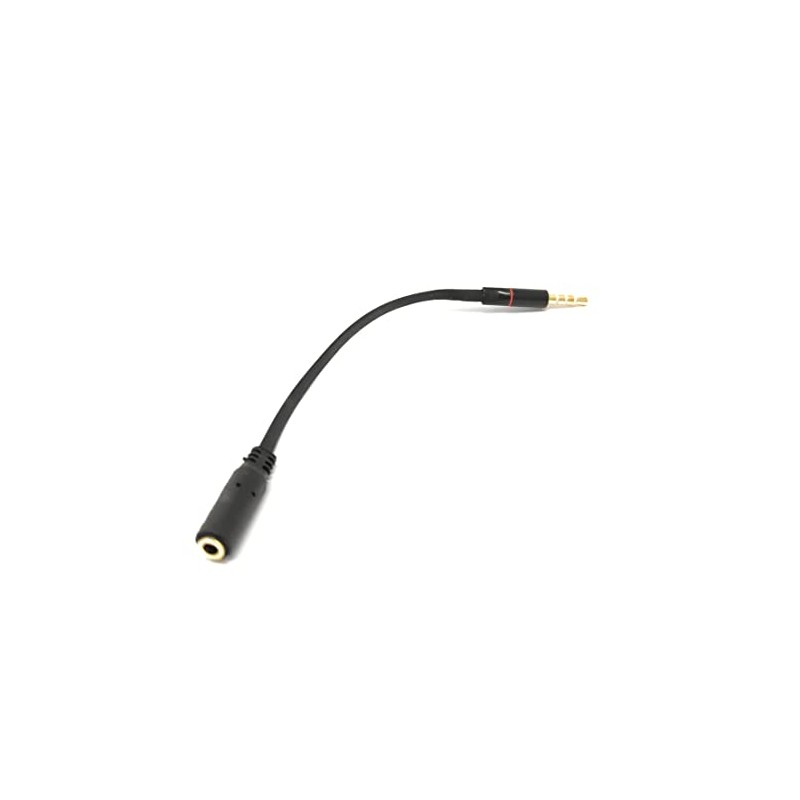 System-S Audio Cable 15 cm Stereo AUX Jack 3.5 mm