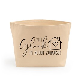 COZYINT® Housewarming Gifts Apartment Good Luck in the New Home Gift for Moving or Moving Out Bread Basket Housewarming Gift Bread Bag (Good Luck in the New Home)