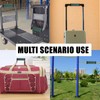 JAKOUE Airport Essentials: 2 Pcs Green Suitcase Handle Wraps -