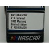 2025 CHRIS BUESCHER #17 Fastenal 1:64 FOIL NUMBER