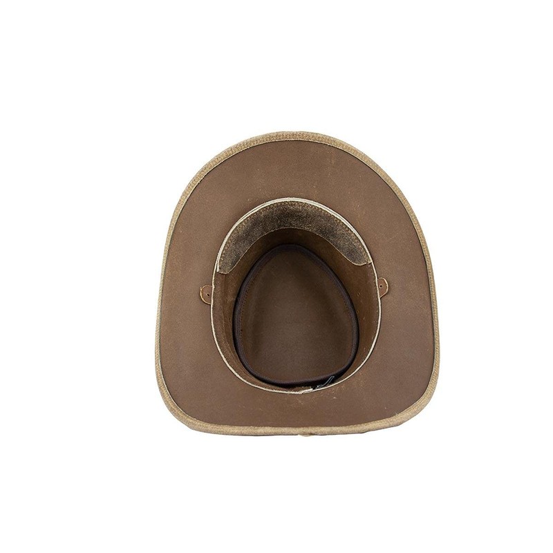 Black Jungle Aramac Leather Cowboy Hat Australia Hat, charcoal