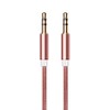 AQUARIUS FX Powabud Aux-In-Cable 3.5mm Braided, Rose Gold