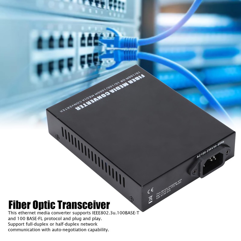 Ethernet Media Converter Single Mode Single Fiber TBCMC3312NS20A Fiber Optic
