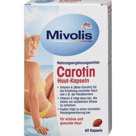 디엠 Mivolis 미볼리스 카로틴 캡슐 60St DM Mivolis Carotene Capsules 60 St
