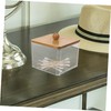 BUGUUYO Elegant Vanity Organizer Cotton Swabs Case Cotton Pad Box