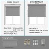 NUTRO CHILL Blackout Window Blinds Cordless, Spring System Window Shades