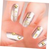 Baluue Alloy Nail Decoration Moon Star Sequin Stickers for Crafting