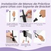 Mano de silicona realista para practicar manicura Veikmv. Mano de