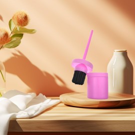 XNHIU Hoof Oil Brush With Container Plastic Hoof Oil Brush Portable Cleaning Tools Horse Supplies for Horse Hoof (Random Color)