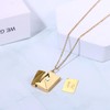 Cupimatch Envelope Love Letter Necklace: Stainless Steel Necklace for Women