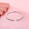 BEILIN Hug Bracelets for Women Sterling Silver Just Breathe Bracelet