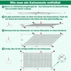 Tatamiyya Cat Net for Balconies, Wire Reinforced, 2 x 3