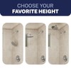 HammerHead Showers® Solid Metal 12-Inch Adjustable Shower Extension Arm –