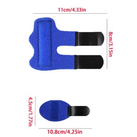 BSITSSS Pack of 6 Finger Splints, Finger Protection, Finger Splint, Small Finger, Adjustable Finger Protection for Injury, Finger Bandage for Arthritis & Broken Immobilisation and Swollen Fingers