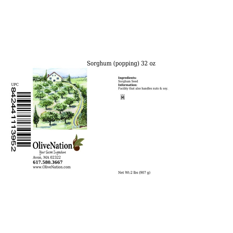 OliveNation Sorghum Popping - 32 Ounce
