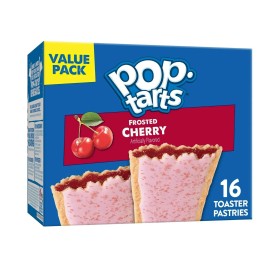 Kelloggs Pop-Tarts Frosted Cherry Breakfast Toaster Pastries, 27.0 oz, 16 Count