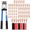 Tivorex Battery Cable Lug Crimping Tool Kit for AWG 10-1/0