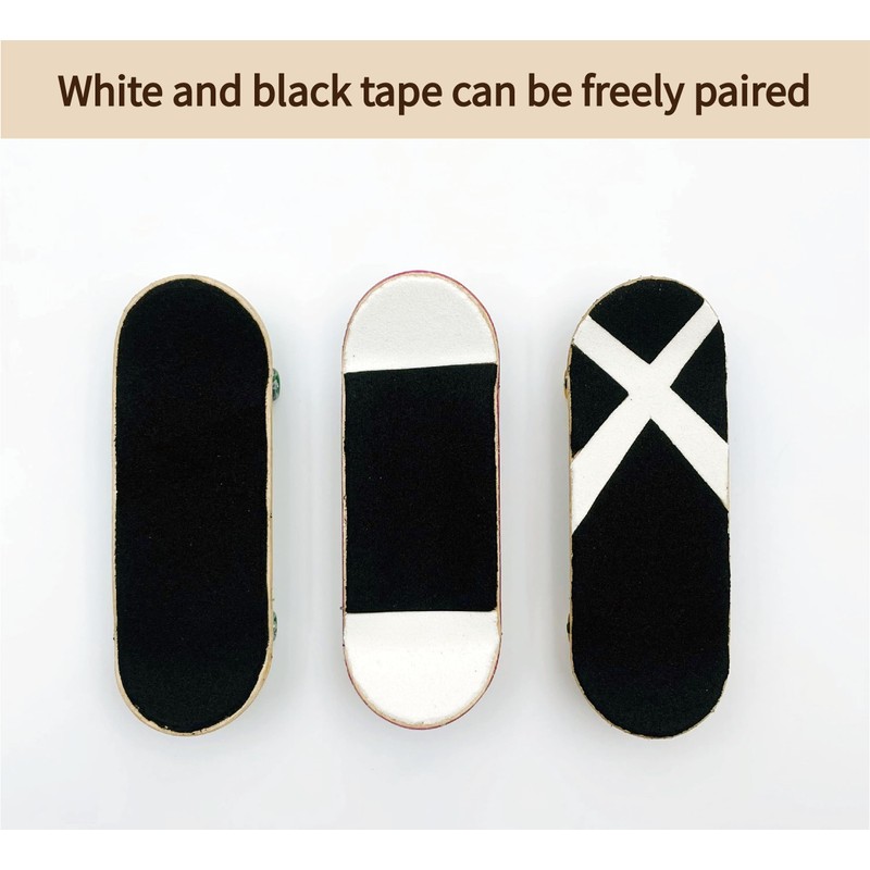 RACOFSB Fingerboard Foam Grip Tape, Finger Skateboard Griptape 40mmX110mm (16pcs