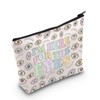 Novelty Optometry Gift I’m Here for The Eyes Zipper Pouch