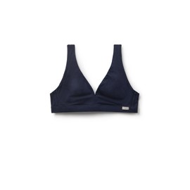 Intimissimi Woman's Lara Cotton Triangle Bra in Blue, Size 36B