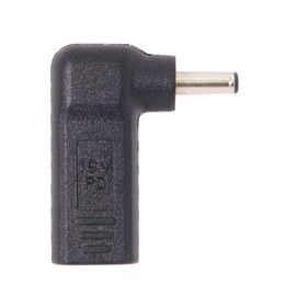 cablecc USB 3.1 Type C USB-C to DC 19V Adapter PD Emulator Trigger 90 Degree Angled (4.0x1.3mm)