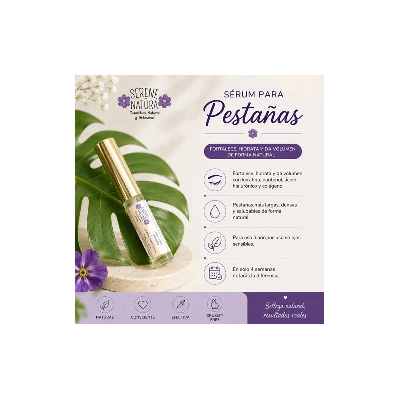 Sérum Para Pestañas Queratina Y Biotina 10