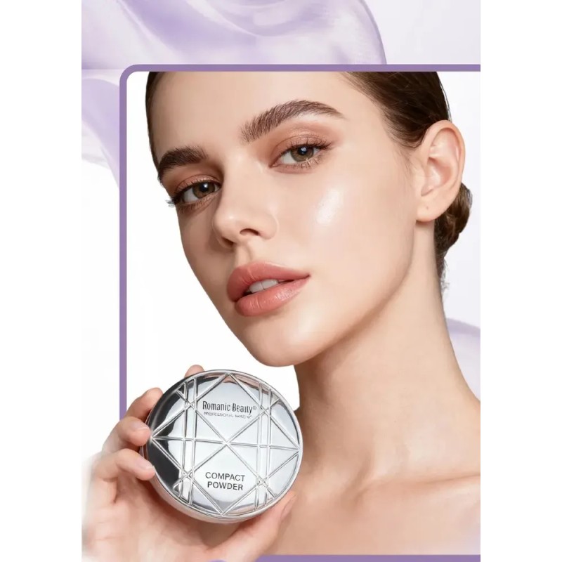 Base Compacta De Maquillaje En Polvo, Fijación Duradera, 9 G