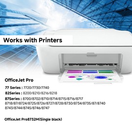 952XL 952 XL Ink Cartridge Combo Pack for 8710 7740 8720 Printer Ink Replacement for HP 952 952xl to Officejet Pro 8702 8210 7720 8715 8730 8740 8216 8725 8700 8200 Printer(Black Cyan Magenta Yellow)