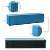 Evemodel 9pcs 40ft HO Gauge 1:87 Shipping Container Blank Colored
