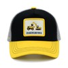 Wodeal Boys Excavator Trucker Hat, Adjustable Toddler Snapback Mesh Baseball