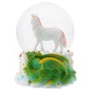 Majestic Unicorn and Dragon 100MM Musical Snow Globe Plays Tune