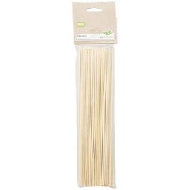 EH Pack of 100 Extra Long Bamboo Kebab Skewers, 25 cm Long Wooden Skewers, Made from 100% Biodegradable Material, Barbecue Skewers, Meat Skewers
