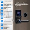 GEKRONE Smart Fingerprint Lock with Lever Handle, Keypad Touchscreen Keyless